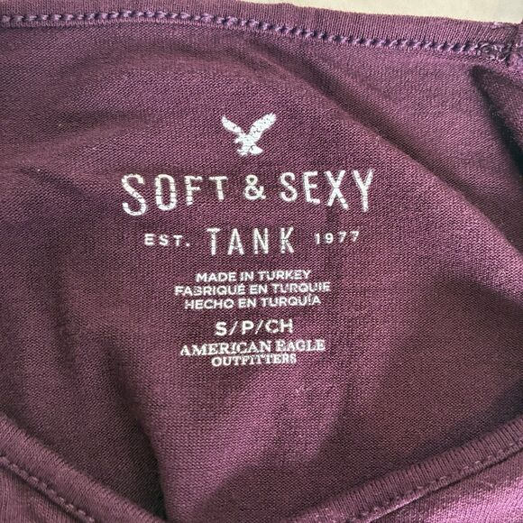 American Eagle Soft & Sexy Camisole Women's Sz Small Stretch Braided Strap - Picture 5 of 8